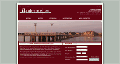 Desktop Screenshot of andernos-immobilier.com