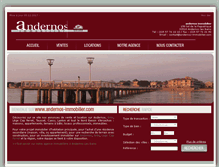 Tablet Screenshot of andernos-immobilier.com